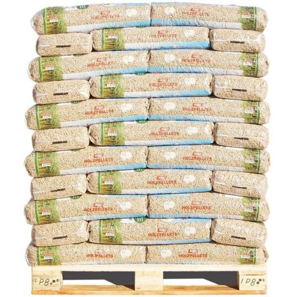 HOYER Holzpellets 6mm ENplusA1, 66 x 15kg Palette – Ansicht 1