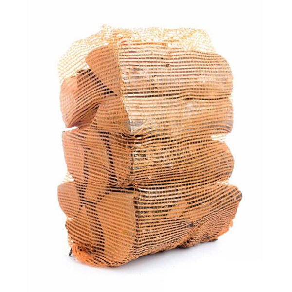 54 Netzsäcke mit kammergetrockneten Birkenholzscheiten (500 kg) – Ansicht 1