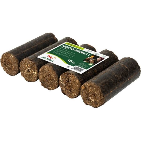 BIOMAC Rindenbriketts rund ohne Loch 1000kg – Ansicht 3