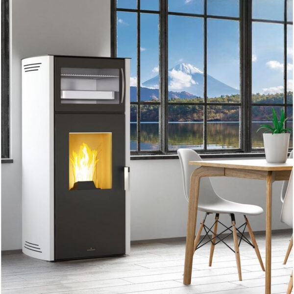 BRONPI Noa Horno 11 kW mit Ofen (leise) – Ansicht 3
