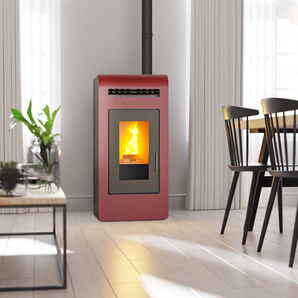 Kanalisierbarer Pelletofen CAYENNE – 14 kW – Ansicht 3