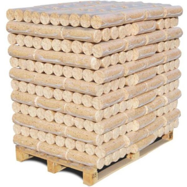 NESTRO Nadelholzbriketts rund ohne Loch 960kg – Ansicht 2