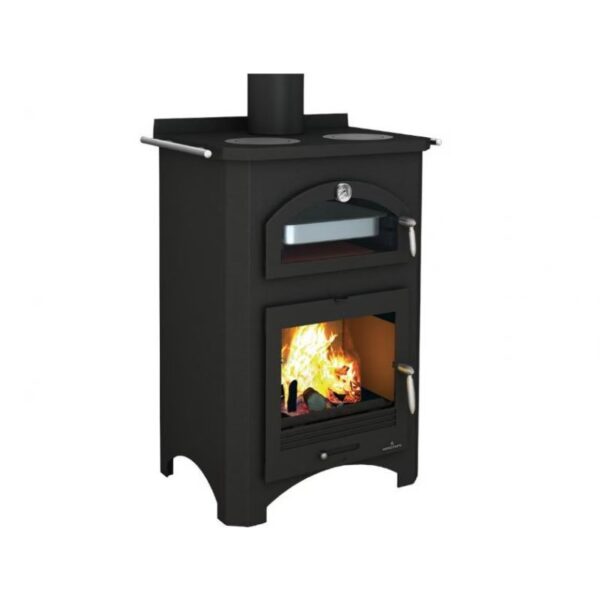 BRONPI Monza – 14 kW Holzofen mit Backofen – Ansicht 1