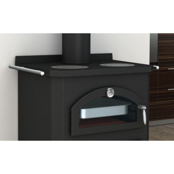 BRONPI Monza – 14 kW Holzofen mit Backofen – Ansicht 3