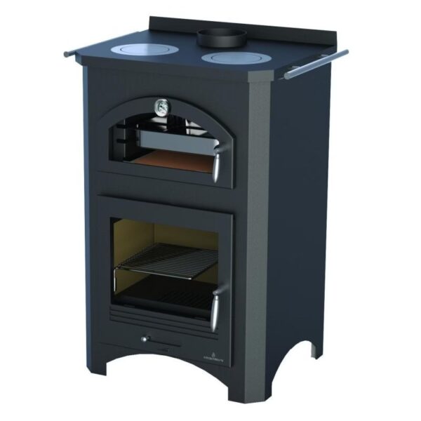 BRONPI Monza – 14 kW Holzofen mit Backofen – Ansicht 5