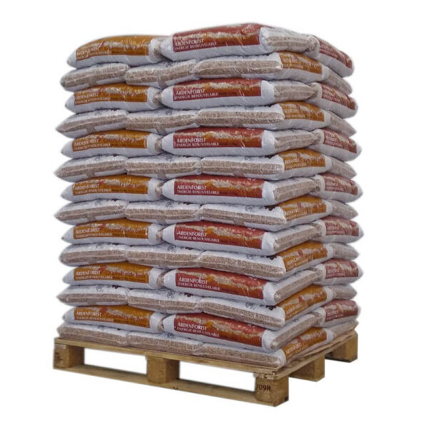 Ardenforest Pellets – Palette mit 70 Säcken à 15 kg – Ansicht 1