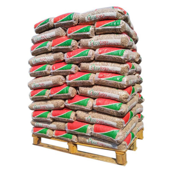 Pellets Ecofogo – Palette mit 66 Säcken à 15 kg – Ansicht 1