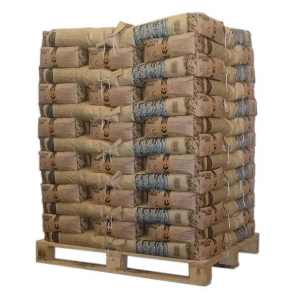 Badger Pellets – Palette mit 65 Säcken à 15 kg – Ansicht 1