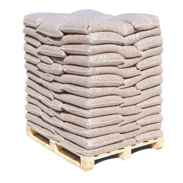 DINplus Holzpellets – Palette mit 75 Säcken à 10 kg – Ansicht 1