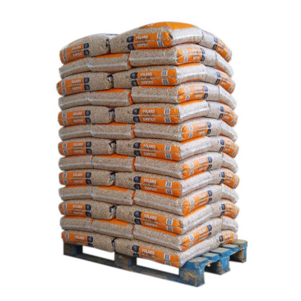 Solaris Pellets – Palette mit 65 Säcken à 15 kg – Ansicht 1