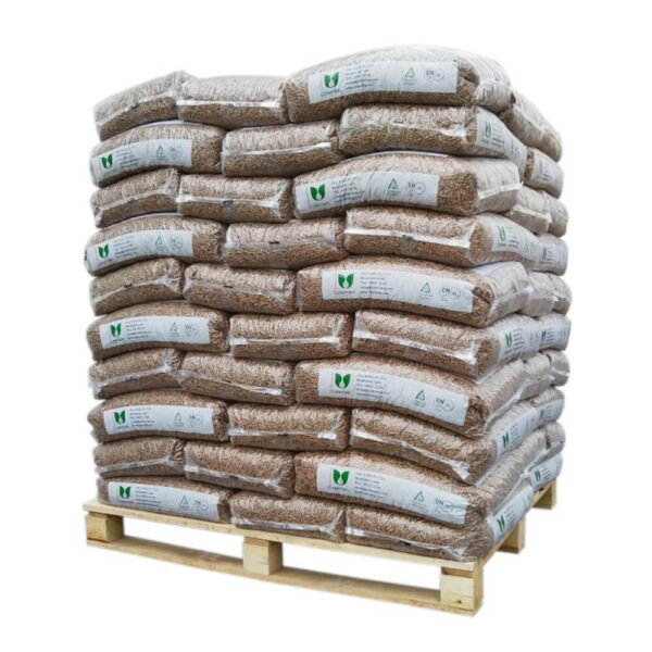 Coterram Holzpellets – Palette mit 70 Säcken à 15 kg – Ansicht 1