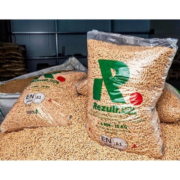 REZULT Premium Holzpellets ENplusA1, 70 x 15kg Palette – Ansicht 2