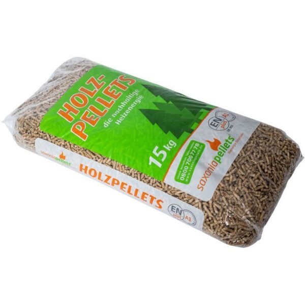 Saxoniapellets 6mm ENplusA1, 66 x 15kg Palette – Ansicht 1